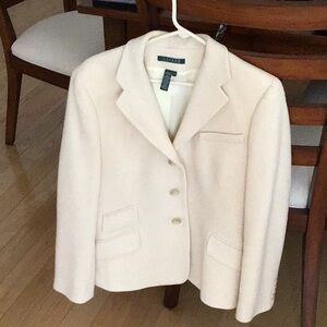 Lauren Ralph Lauren size 12 off white jacket